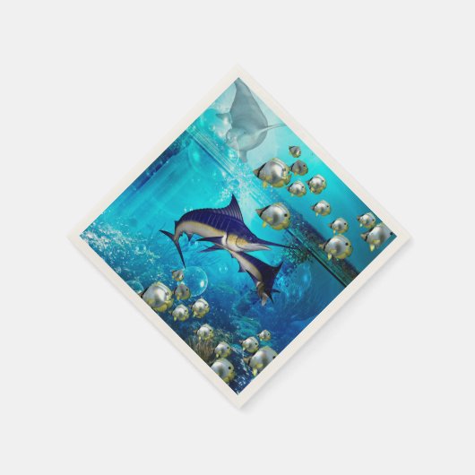 Marlin Serviette (Ecke)