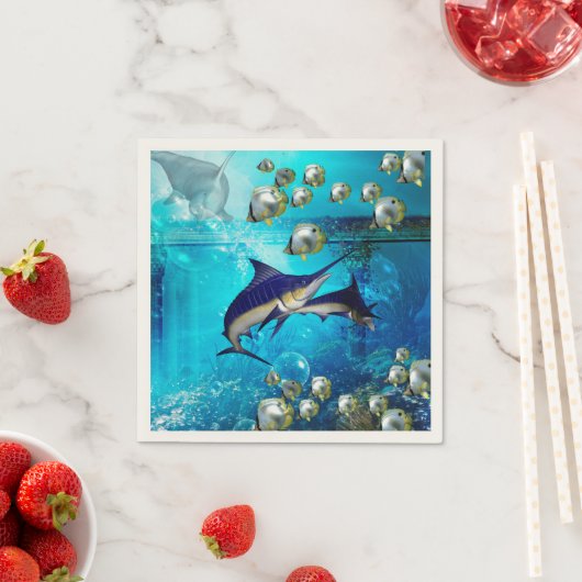 Marlin Serviette (Beispiel)