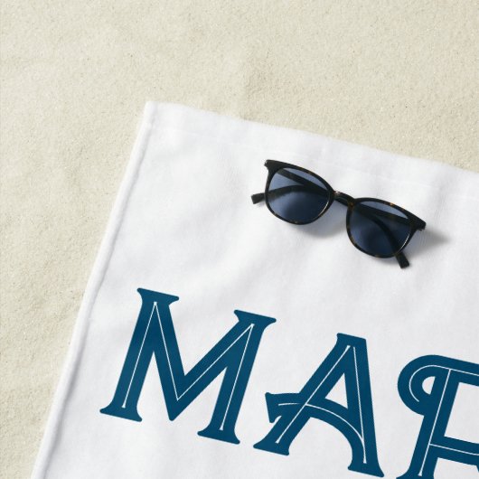 Marlin Strandtuch (Beispiel)