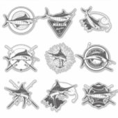 Marlin Swordfish Aufkleber (Vorderseite)