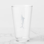 Marlin Swordfish Beer Pint Glas (Rückseite)