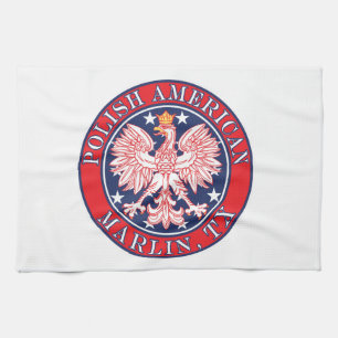 Marlin Texas Polnischer Adler Geschirrtuch