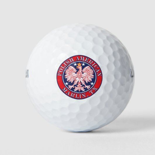 Marlin Texas Polnischer Adler Golfball (Vorderseite)