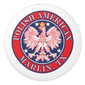 Marlin Texas Polnischer Adler Keramikknauf (Vorderseite)