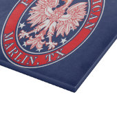 Marlin Texas Polnischer Adler Schneidebrett (Ecke)