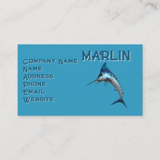 Marlin Visitenkarte (Vorderseite)