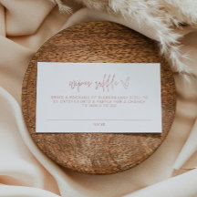 MARLO Bohemisch Blush Baby Wipes Raffle Ticket