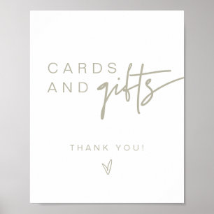 MARLO Bohemisch Sage Green Cards & Gifts Zeichen Poster