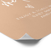 MARLO Boho Beige und Creme Pop, wenn sie Pop unter Poster (Ecke)