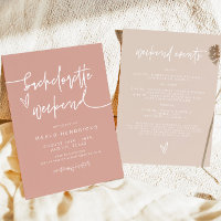MARLO Boho Blush Bachelorette Wochenende Itinerary