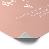 MARLO Boho Blush und Beige Pop, wenn sie Pop unter Poster (Ecke)