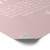 MARLO Boho Dusty Rose Wie groß ist ihr Bauchspiel Poster (Ecke)