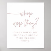 MARLO Boho Dusty Rose, wo sie unterschrieben haben Poster (Vorne)