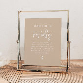 MARLO Boho Terracotta Wie groß ist ihr Bauchspiel Poster