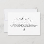 MARLO Bold Contemporary Books for Baby Card Einladung (Vorderseite)