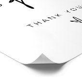 MARLO Bold Modern Cards & Gifts Zeichen Poster (Ecke)