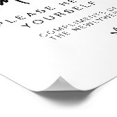 MARLO Bold Modern Ladys Badezimmer Toilettenartike Poster (Ecke)