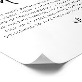 MARLO Bold Modern Late Night Diapers Game Poster (Ecke)