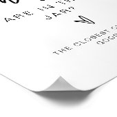 MARLO Bold Wie viele Candies Baby Duschgame Poster (Ecke)