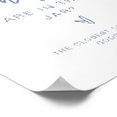 MARLO Dusty Blue Wie viele Candies Baby Showspiele Poster (Ecke)