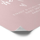 MARLO Dusty Rose Bohemischer Pop, wenn sie Pop unt Poster (Ecke)