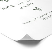 MARLO Green Wie viele Candies Baby Duschgame Poster (Ecke)