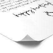 MARLO Modern Boho Ring Hunt Brautparty Game Po Poster (Ecke)