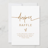 MARLO Moderne Bohemische Windelwankkarte Einladung (Vorderseite)