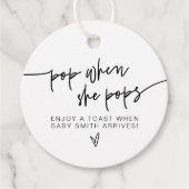 MARLO Moderner, mutiger Pop, wenn sie Pop Dusche Geschenkanhänger (Vorderseite)