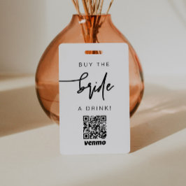 MARLO Zeitgenössischer Kauf der Braut ein Getränk  Ausweis