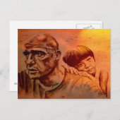 Marlon Brando Postkarte (Vorne/Hinten)