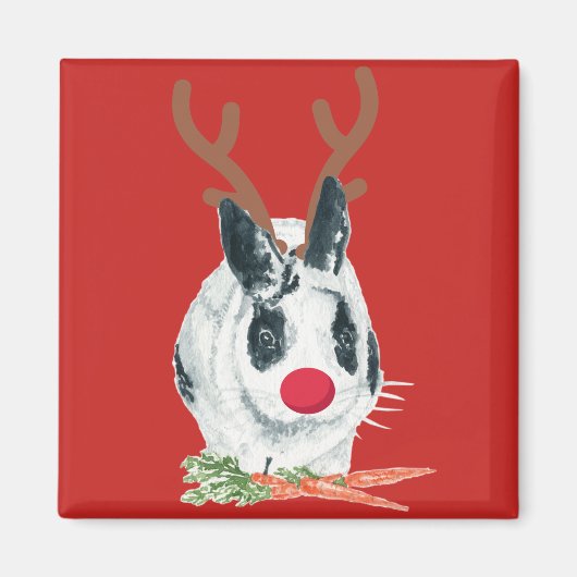 Marlon Bundo Christmas Rudolph Magnet (Vorne)