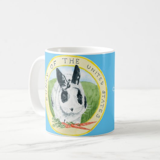 Marlon Bundo Osterblau Tasse (Vorderseite Links)