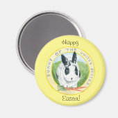 Marlon Bundo Ostermagnet gelb Magnet (Vorderseite/Rückseite)
