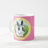 Marlon Bundo Osterrosa Tasse (Vorderseite Links)