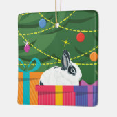 Marlon Bundo Weihnachtsgeschenkverzierung Keramikornament (Links)
