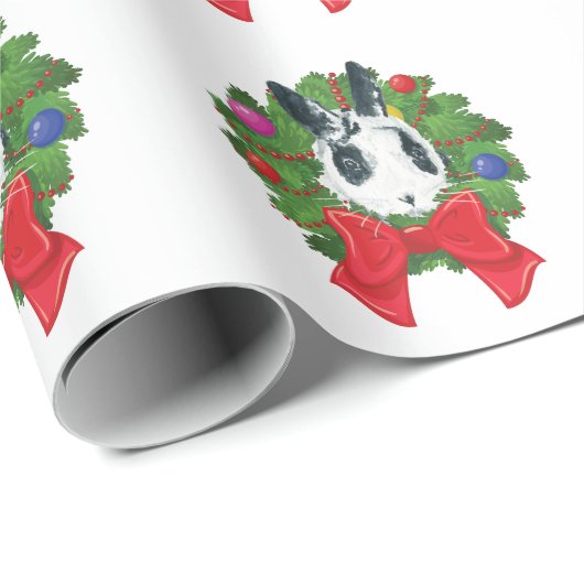Marlon Bundo WeihnachtsKranz-Packpapier Geschenkpapier (Rolleneckpunkt)