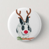 Marlon Bundo Weihnachtsrudolph-Knopf Button (Vorderseite)