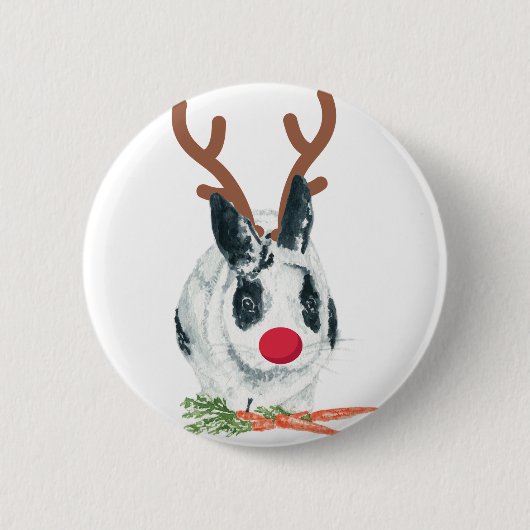 Marlon Bundo Weihnachtsrudolph-Knopf Button (Vorderseite)