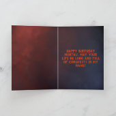 Marloth Grater Demon Might Birthday Karte (Innenseite)