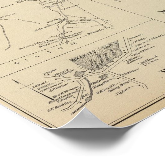 Marlow, Cheshire Co Poster (Ecke)