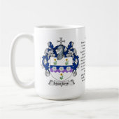 Marlow, der Ursprung, die Bedeutung und das Wappen Kaffeetasse (Links)