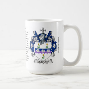Marlow, der Ursprung, die Bedeutung und das Wappen Kaffeetasse