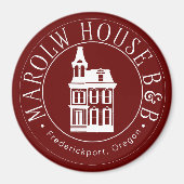 Marlow House B & B Magnet (Vorne)