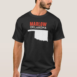 Marlow USA Staat America Travel Oklahoman T-Shirt