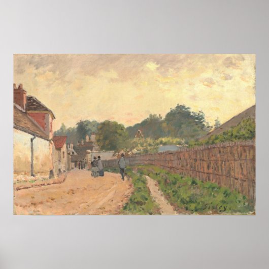 Marly-le-Roi - Alfred Sisley Kunst Poster (Vorne)
