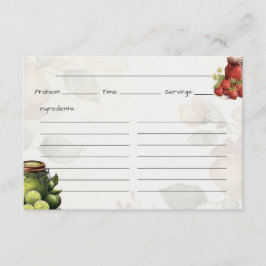 Marmalade Basic Rezept Card Begleitkarte
