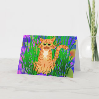 MARMALADE CAT GREETKARTE KARTE