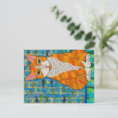 Marmalade Cat Postkarte (Stehend Vorderseite)