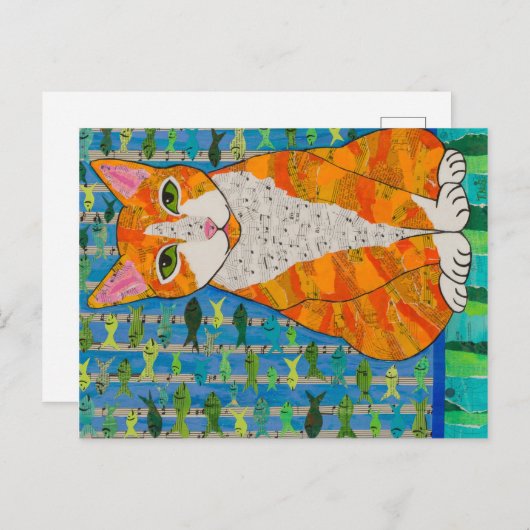 Marmalade Cat Postkarte (Vorne/Hinten)